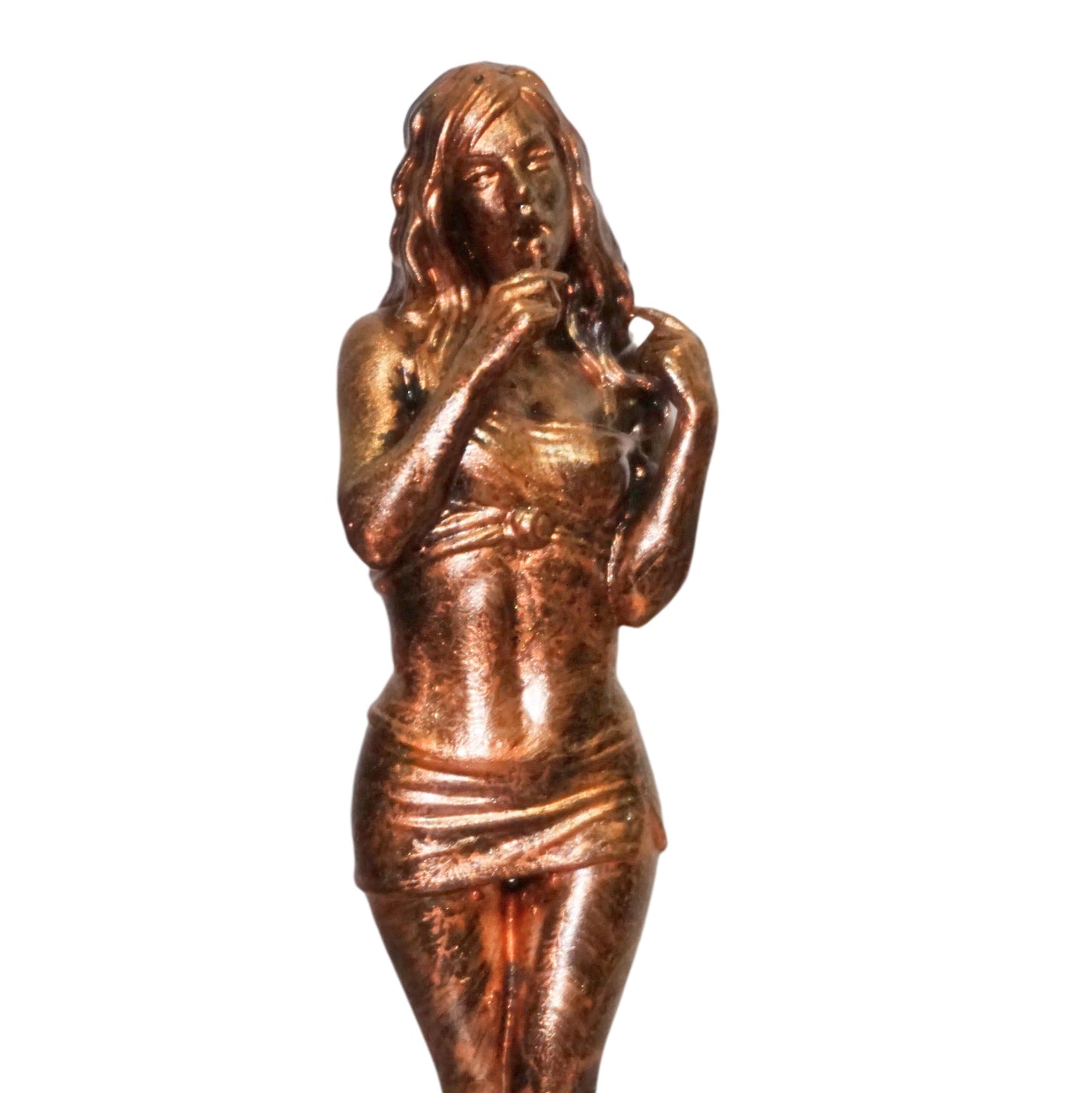 Urban Cover Girl Statue | Female Video Game Inspired Sculpture | Gamer Girl Figurine | Modern Crime Game Decor | Multiple Sizes & Colors