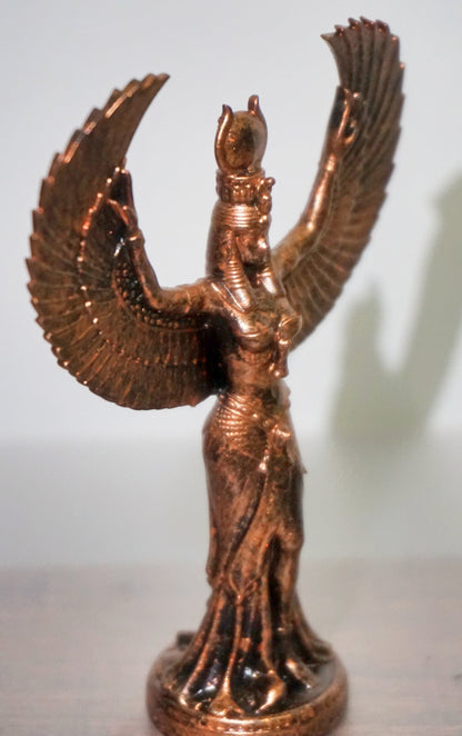 Ma'at Statue | Egyptian Goddess of Truth & Justice Sculpture | Ancient Egypt Deity Figurine | Feather of Ma'at | Egyptian Mythology Decor