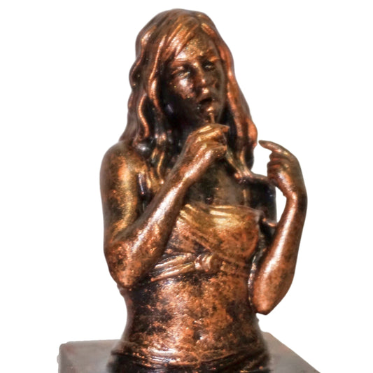 Urban Cover Girl bust | Female Video Game Inspired Sculpture | Gamer Girl Figurine | Modern Crime Game Decor | Multiple Sizes & Colors (Copy)