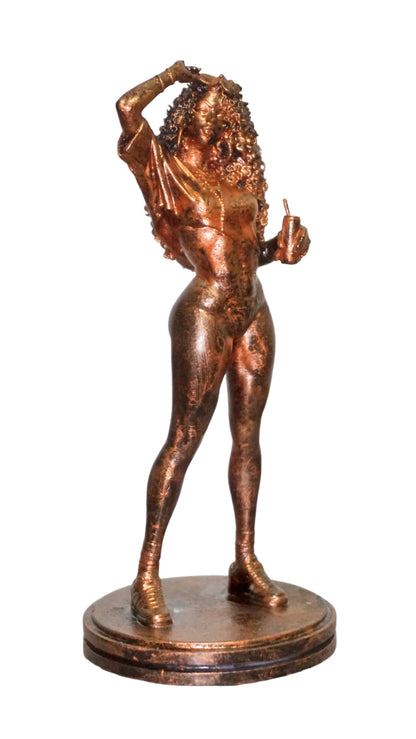 Miami Crime Game Inspired Cover Girl statue | Female Gamer Sculpture | Modern Video Game Style Statue | Collector Display Decor (Copy)