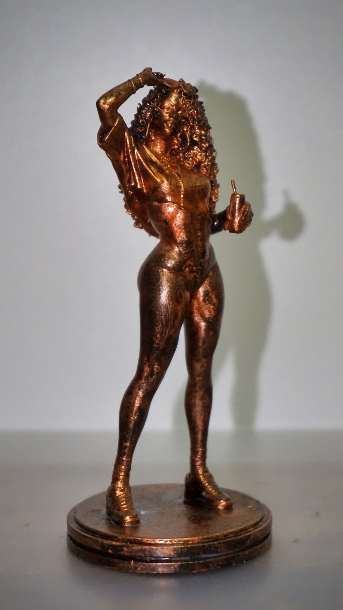 Miami Crime Game Inspired Cover Girl statue | Female Gamer Sculpture | Modern Video Game Style Statue | Collector Display Decor (Copy)