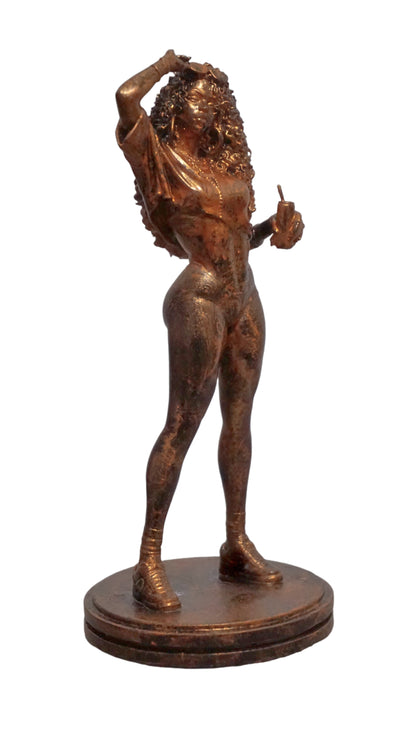 Miami Crime Game Inspired Cover Girl statue | Female Gamer Sculpture | Modern Video Game Style Statue | Collector Display Decor (Copy)