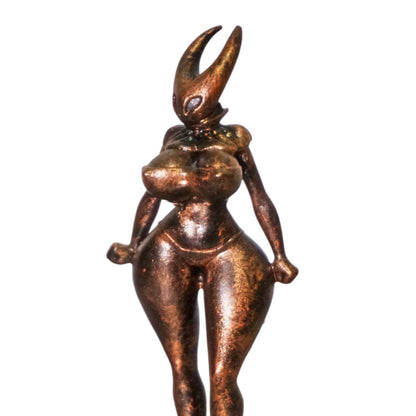 Hornet Statue | Female Bug Warrior Sculpture | Video Game Inspired Figurine | Fantasy Insect Woman | Gamer Decor | Multiple Sizes & Colors
