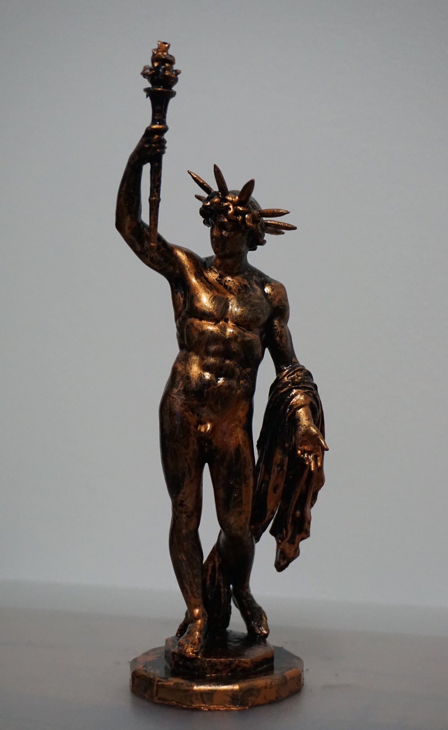 Helios Statue | Greek Sun God Sculpture | Antique Bronze Greek God Figurine | Titan God of the Sun | Ancient Greek Mythology Decor