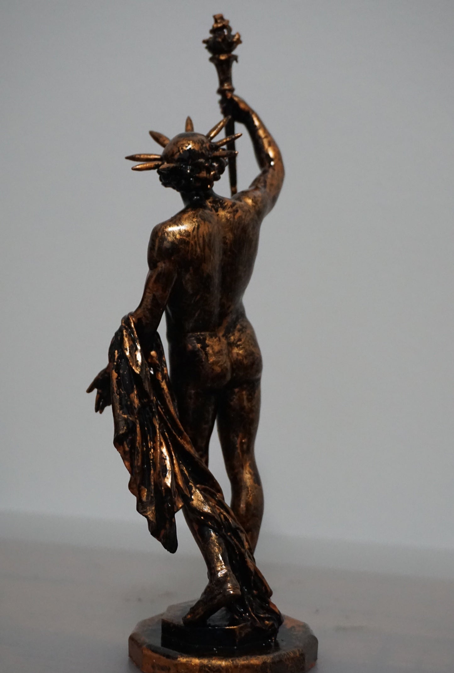 Helios Statue | Greek Sun God Sculpture | Antique Bronze Greek God Figurine | Titan God of the Sun | Ancient Greek Mythology Decor