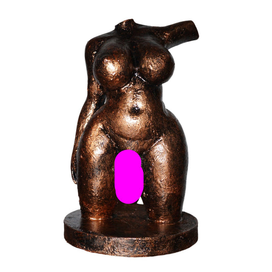 Transgender Woman Statue | Feminine Trans Pride Body Sculpture | Antique Bronze Figure | Trans Art Decor | LGBTQ Sculpture