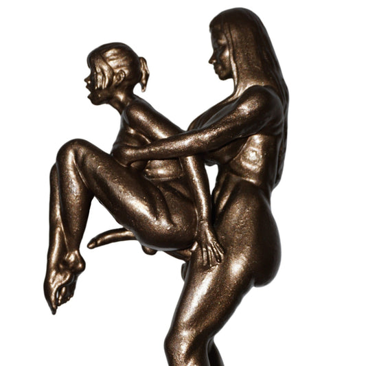 Transgender "The sensual lift" Erotic Art Sculpture and figurine