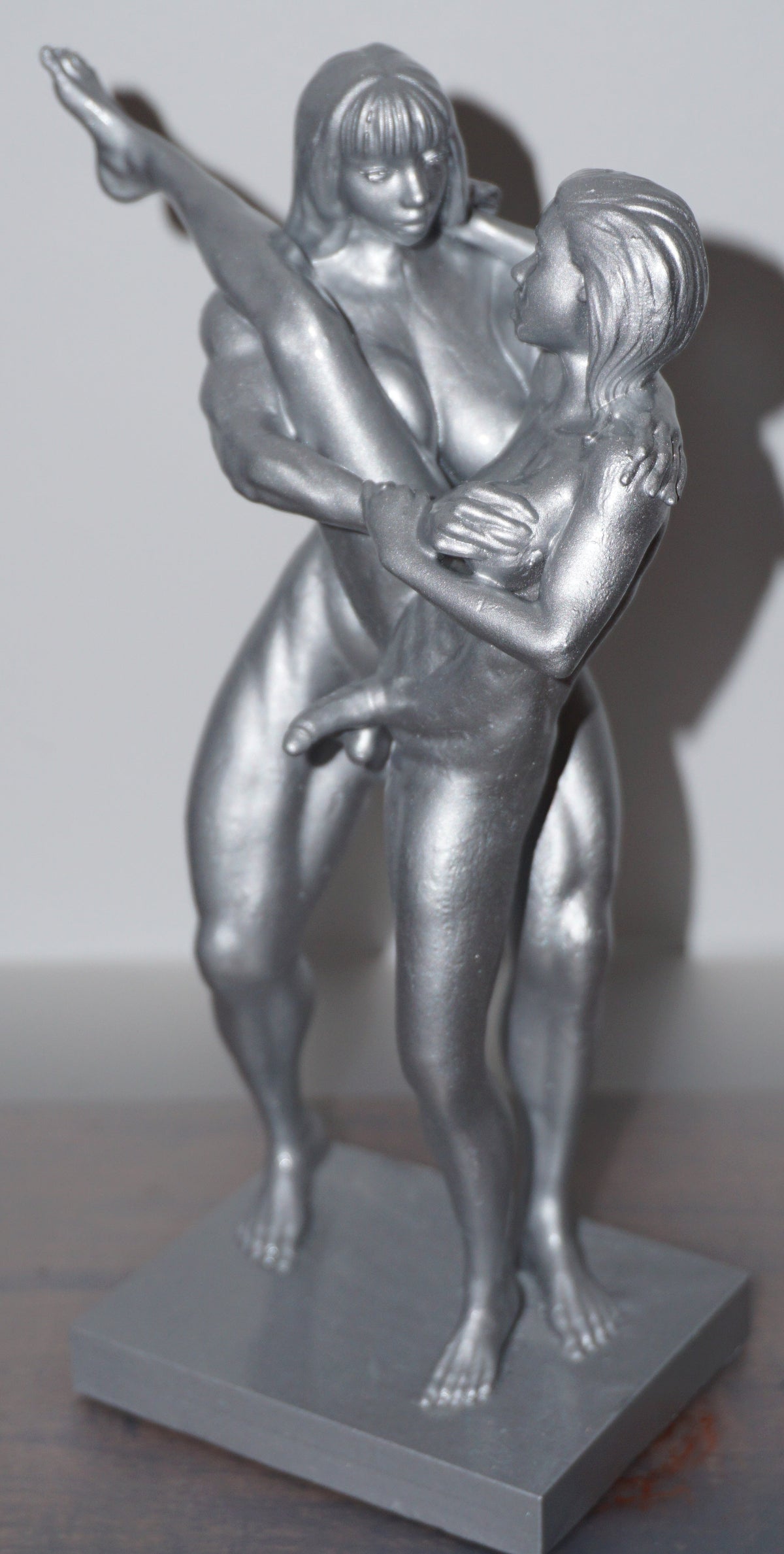 Transgender "Side Love" Erotic Art Sculpture and figurine
