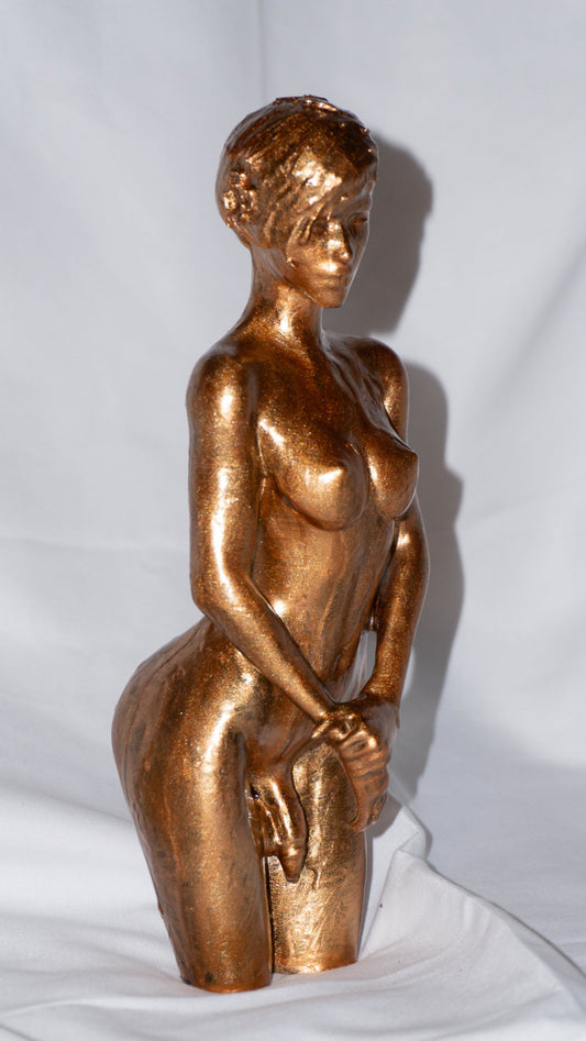 Transgender, Shy - Sculpture and Tabletop Decoration Transgender Trans Statue