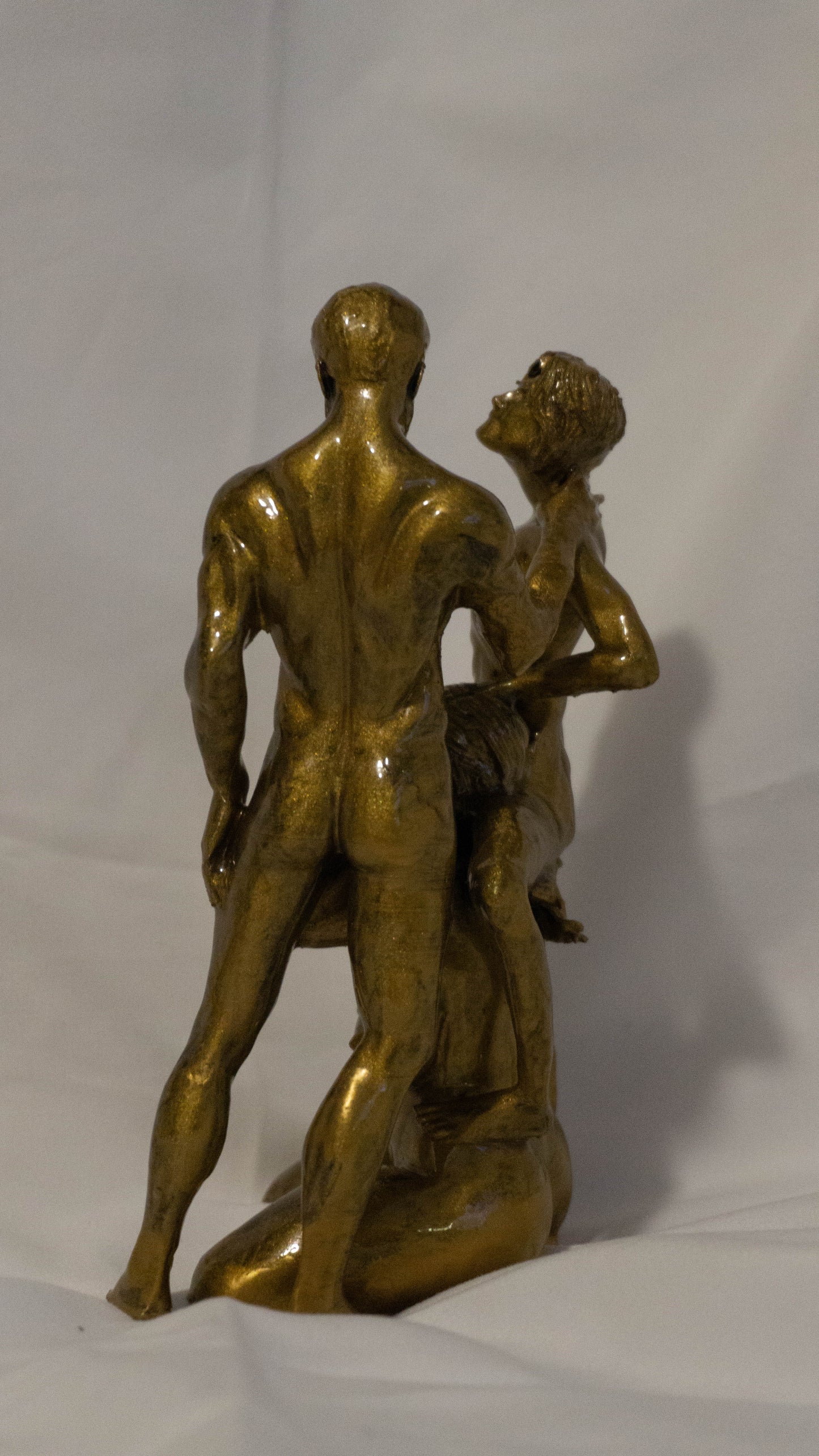 Female, Two Males, Favor for two - Sculpture and Tabletop Decoration Statue