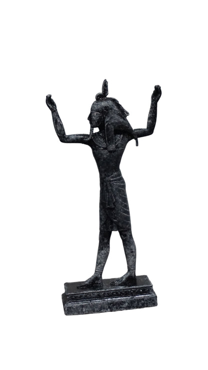 Shu Statue | Egyptian God of Air & Wind Sculpture | Ancient Egypt Deity Figurine | God of the Atmosphere | Egyptian Mythology Decor