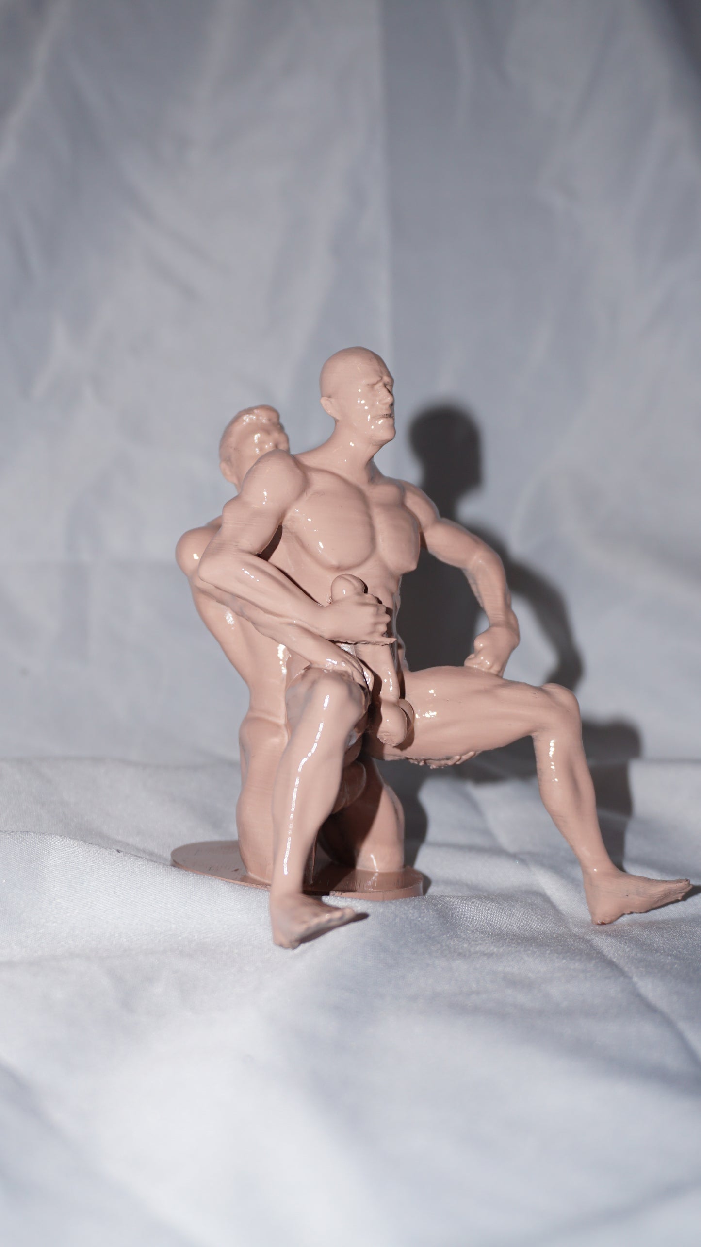 Two Males, The Lift - Sculpture, Statue, and Tabletop Decoration