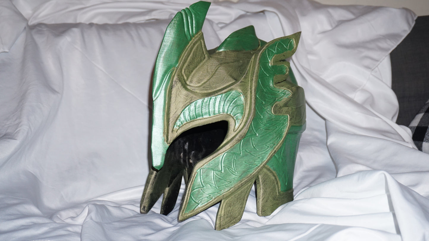 Glass Helmet | Skyrim Helmet | Prop | Costume | Cosplay