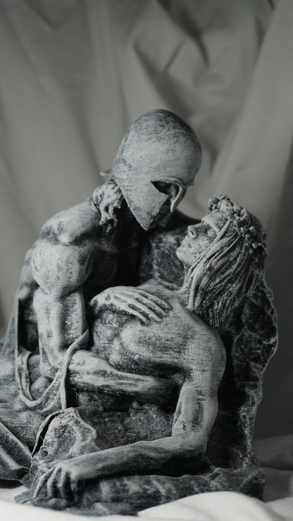 The Death Of Patroclus Achilles and Patroclus Statue Gay Art LGBTQ