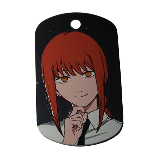 Makima Chainsaw Man Metallic Dog Tag