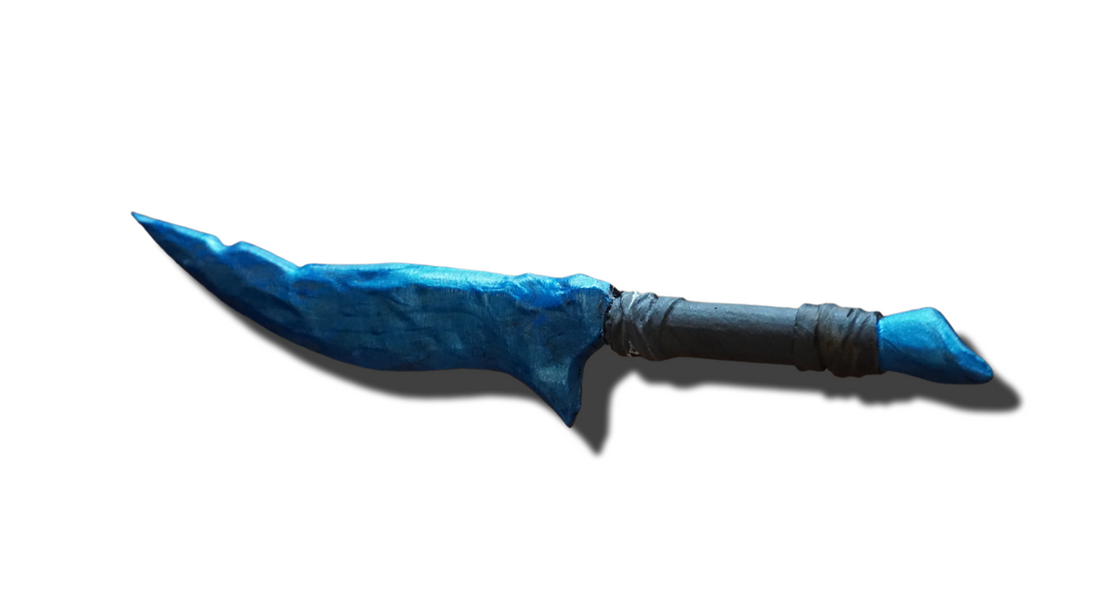 Mini Crystal Knife Non functional Durable Plastic Replica Cosplay Piece