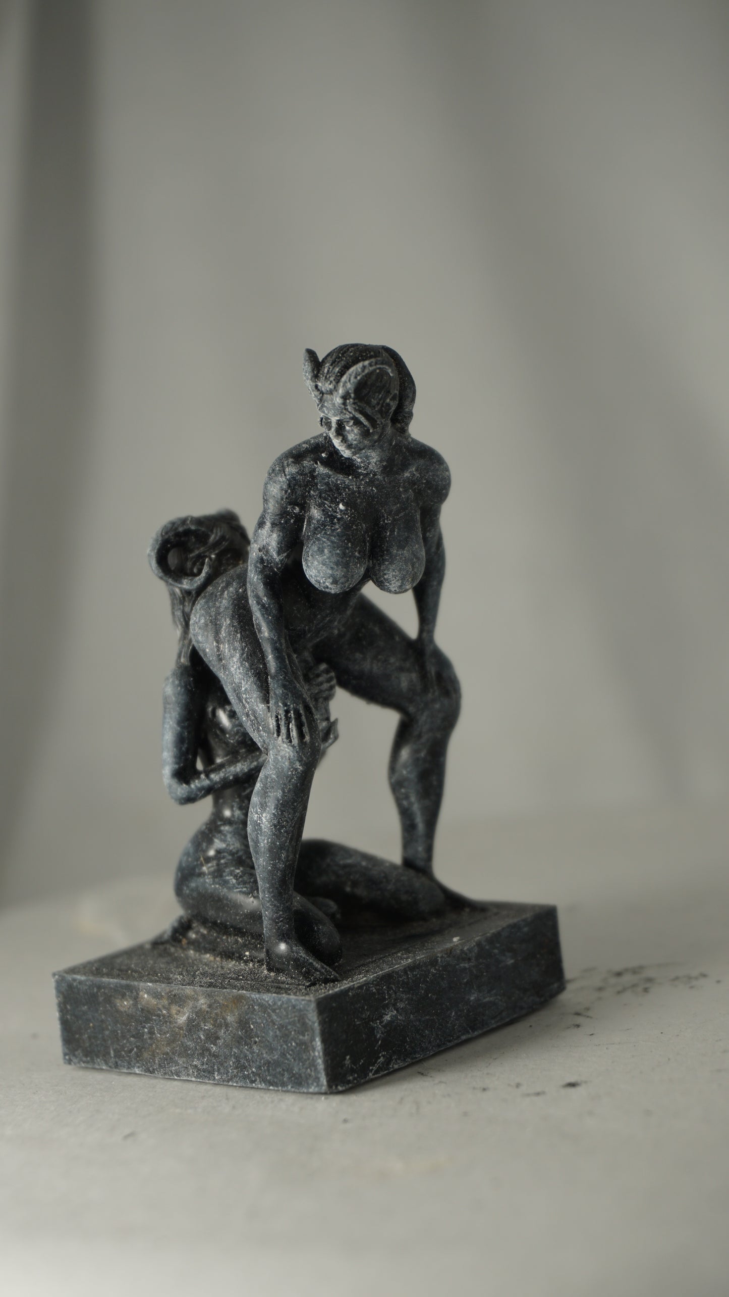 Transgender "Love from behind" Erotic Art Sculpture and figurine