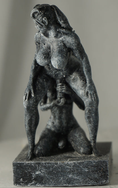 Transgender "Love from behind" Erotic Art Sculpture and figurine