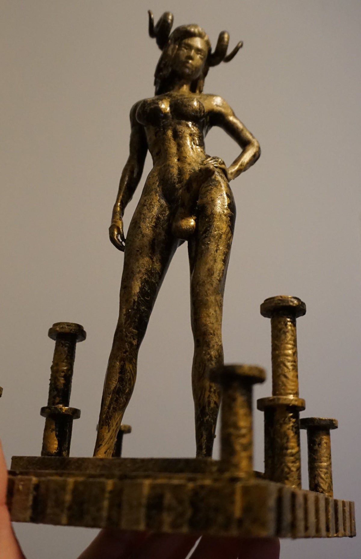 Transgender "Devil Spawn" Erotic Art Sculpture and figurine