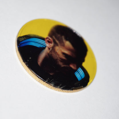 Male V Cyberpunk Collectible Coin | Night City Mercenary Coin | Cyberpunk 2077 Inspired Gaming Token | Futuristic RPG Gamer Gift