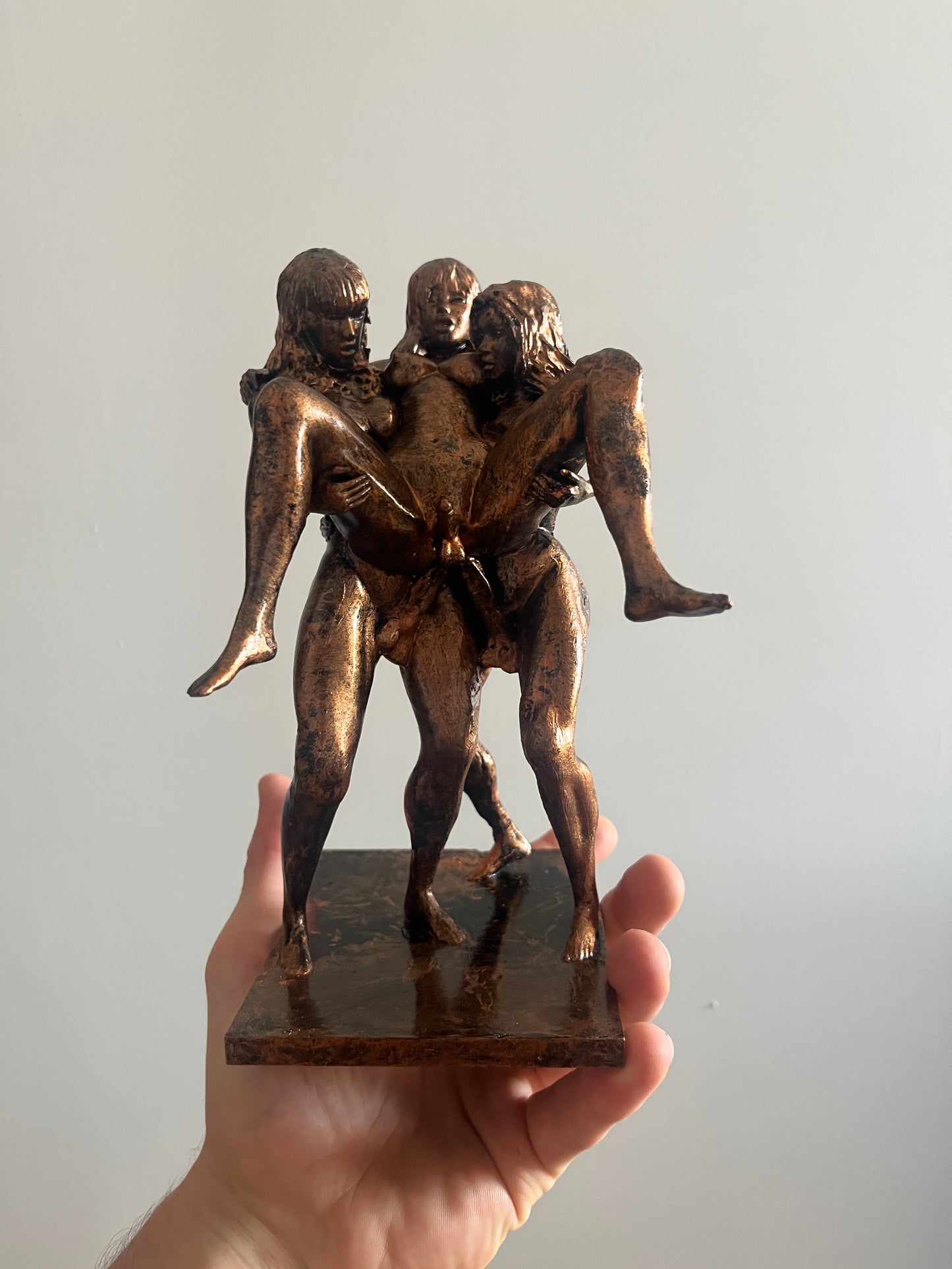 Triples Erotic sculpture and figurine