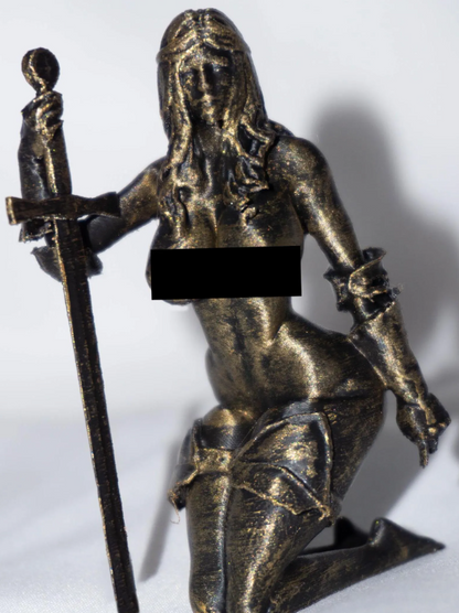 Female, Androgynous, Artisanis Knight - Sculpture and Tabletop Decoration Transgender Trans Statue Options Available