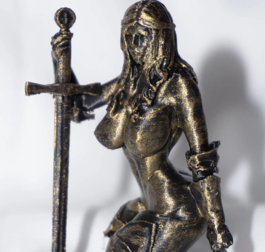 Female, Androgynous, Artisanis Knight - Sculpture and Tabletop Decoration Transgender Trans Statue Options Available