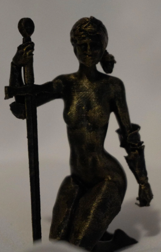 Female, Androgynous, Artisan Knight - Sculpture and Tabletop Decoration Transgender Trans Statue Options Available