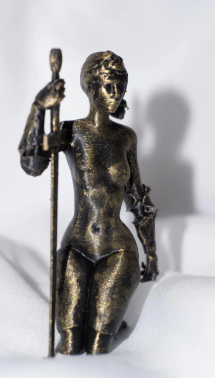 Female, Androgynous, Artisan Knight - Sculpture and Tabletop Decoration Transgender Trans Statue Options Available