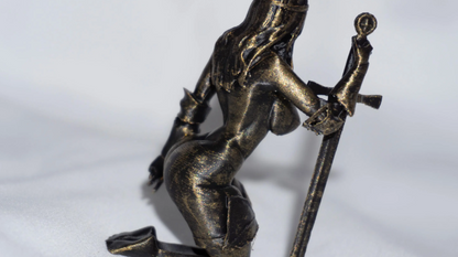 Female, Androgynous, Artisanis Knight - Sculpture and Tabletop Decoration Transgender Trans Statue Options Available