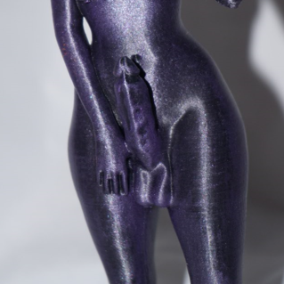 Androgynous, Selfie - Sculpture and Tabletop Decoration Statue Transgender