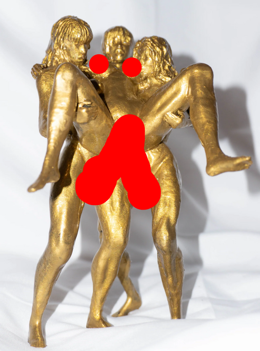 Triples Erotic sculpture and figurine