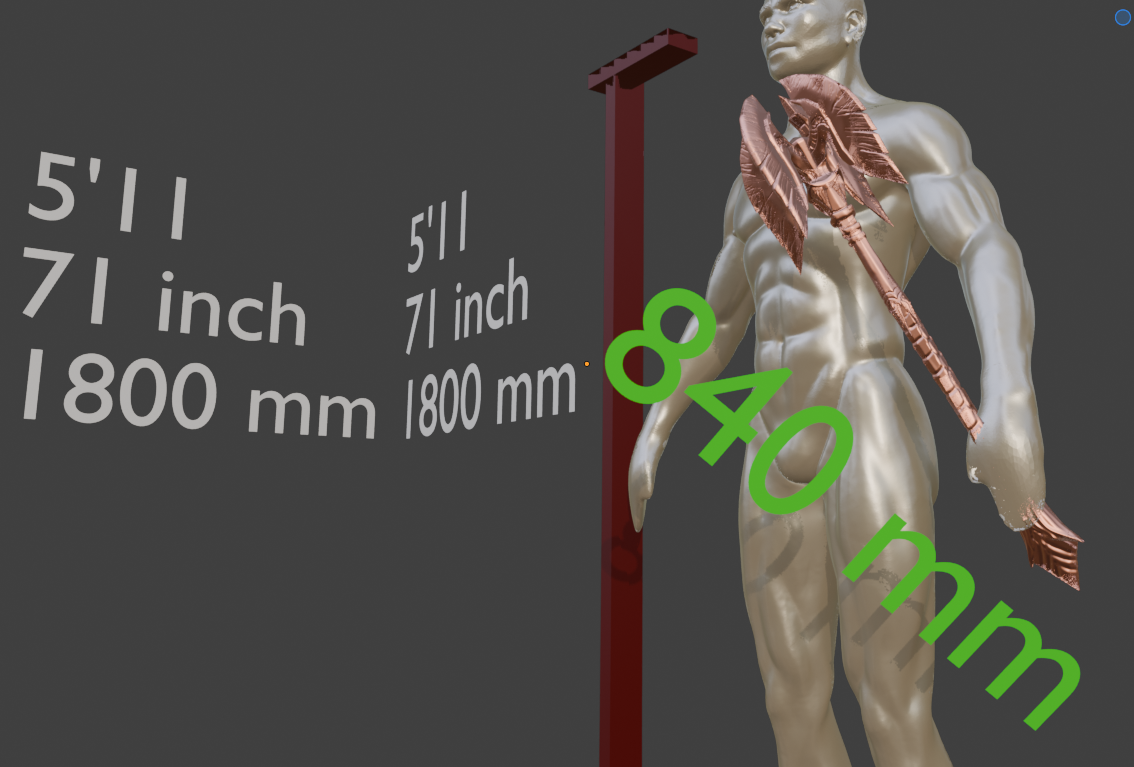Glass Mace Replica
