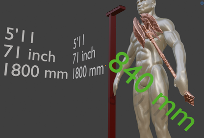 Glass Mace Replica