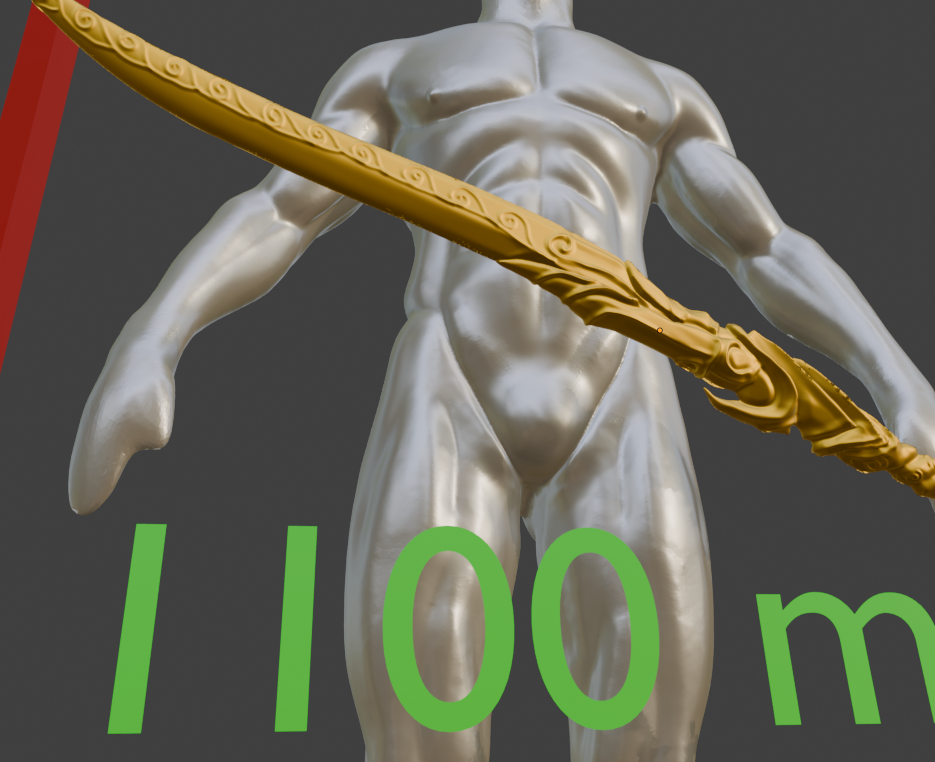 Ebony Short Sword Replica