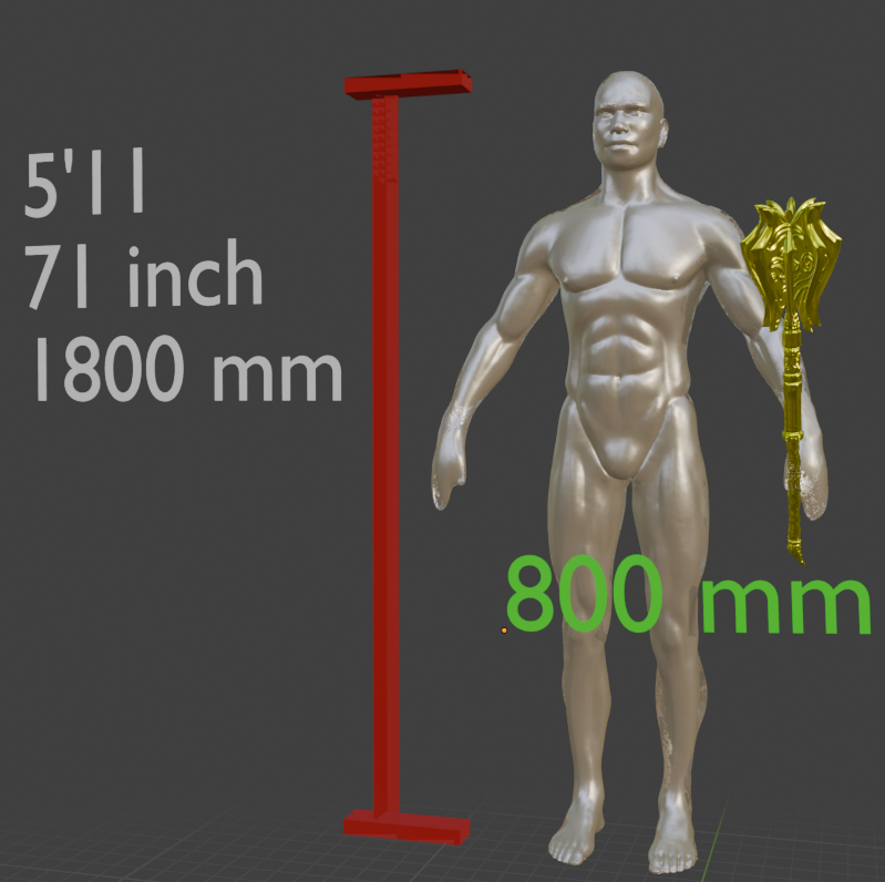Ebony Mace Replica
