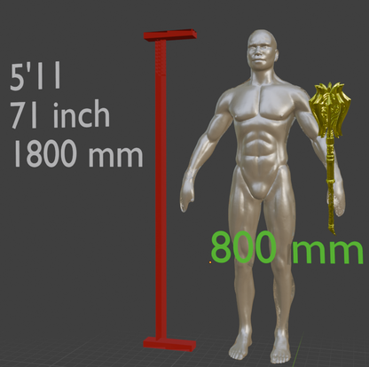 Ebony Mace Replica