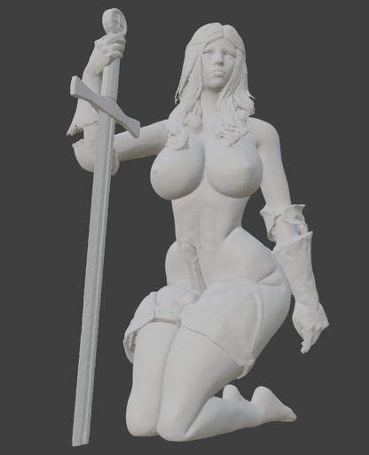 Transgender Knight Sensual Statue