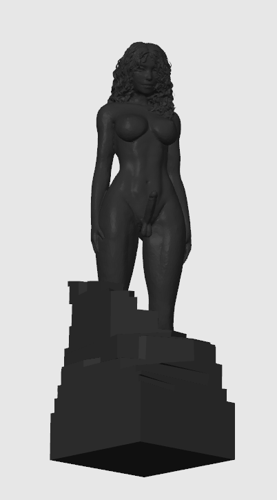 Sculpted - Sensual Transgender Statue and Figurine