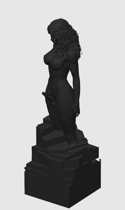 Sculpted - Sensual Transgender Statue and Figurine