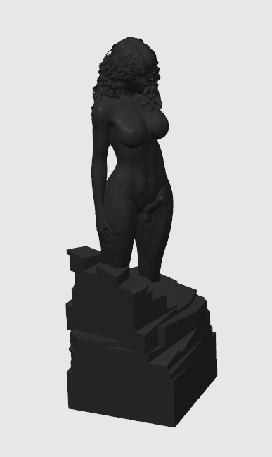 Sculpted - Sensual Transgender Statue and Figurine