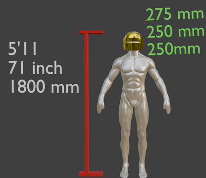 MASKA-1 Helmet Cosplay Piece