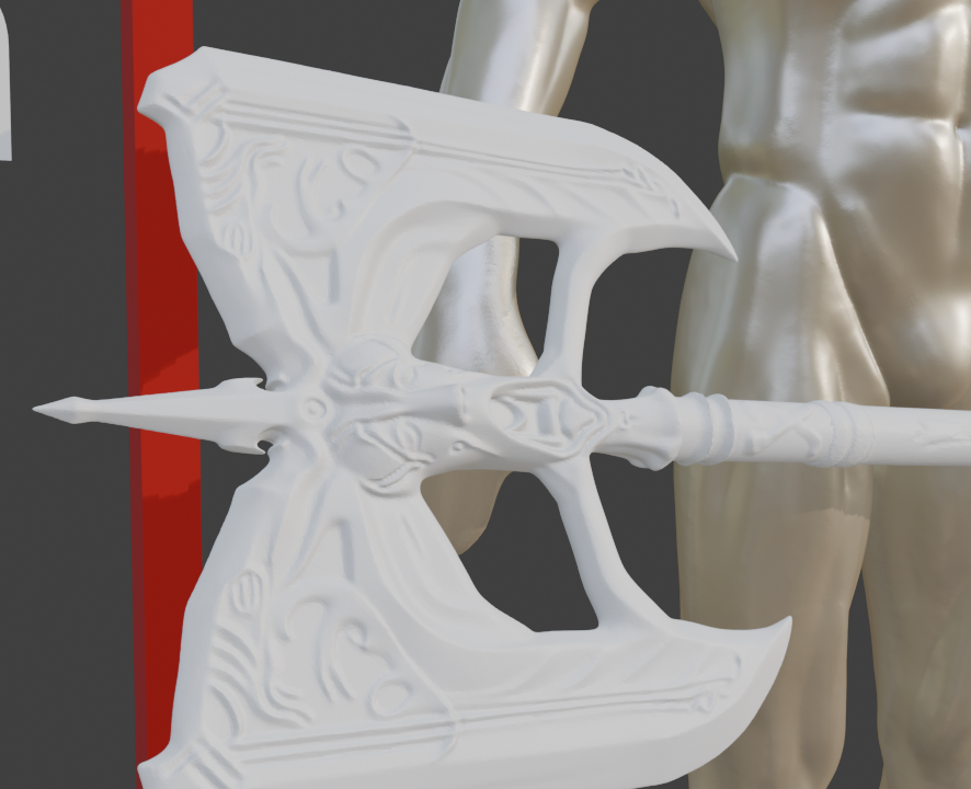 Mini Wuuthrad Non functional Durable Plastic Replica Cosplay Piece