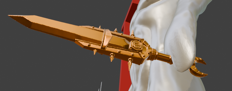 Mini Keening Dagger Non functional Durable Plastic Replica Cosplay Piece