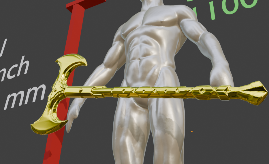 Mini Iron Double Battle Axe Non functional Durable Plastic Replica Cosplay Piece