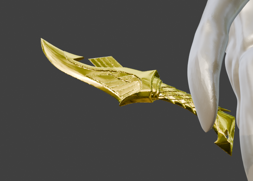 Mini Elven Dagger Non functional Durable Plastic Replica Cosplay Piece