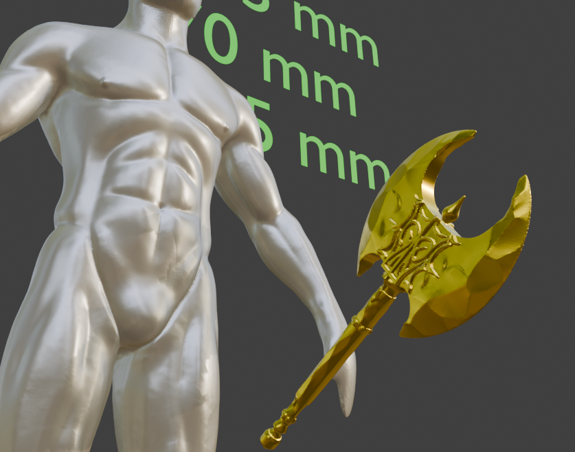 Mini Stalhrim Axe Non functional Durable Plastic Replica Cosplay Piece