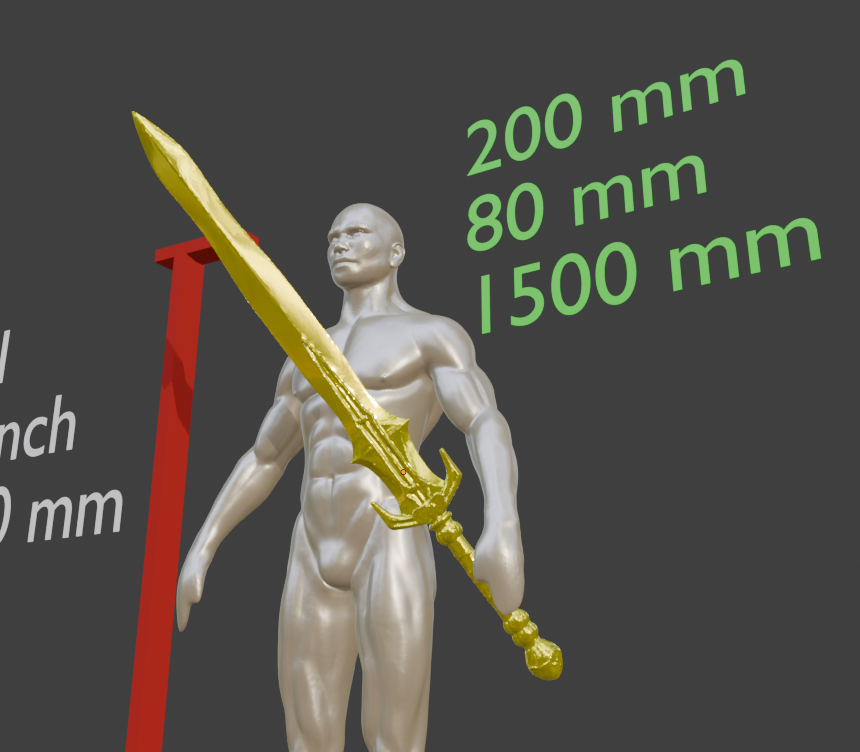 Mini Stalhrim Great Sword Non functional Durable Plastic Replica Cosplay Piece