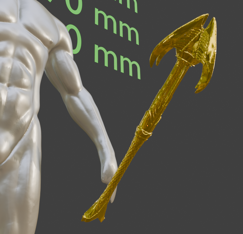 Mini Elven Mace Non functional Durable Plastic Replica Cosplay Piece