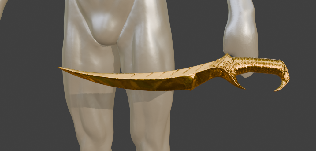 Mini Blade of Woe Non functional Durable Plastic Replica Cosplay Piece